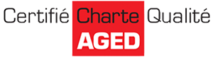 Certified quality charter of AGED - Association of leading companies in the removals sector